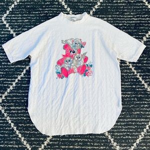 Adorable vintage kitten sweatshirt